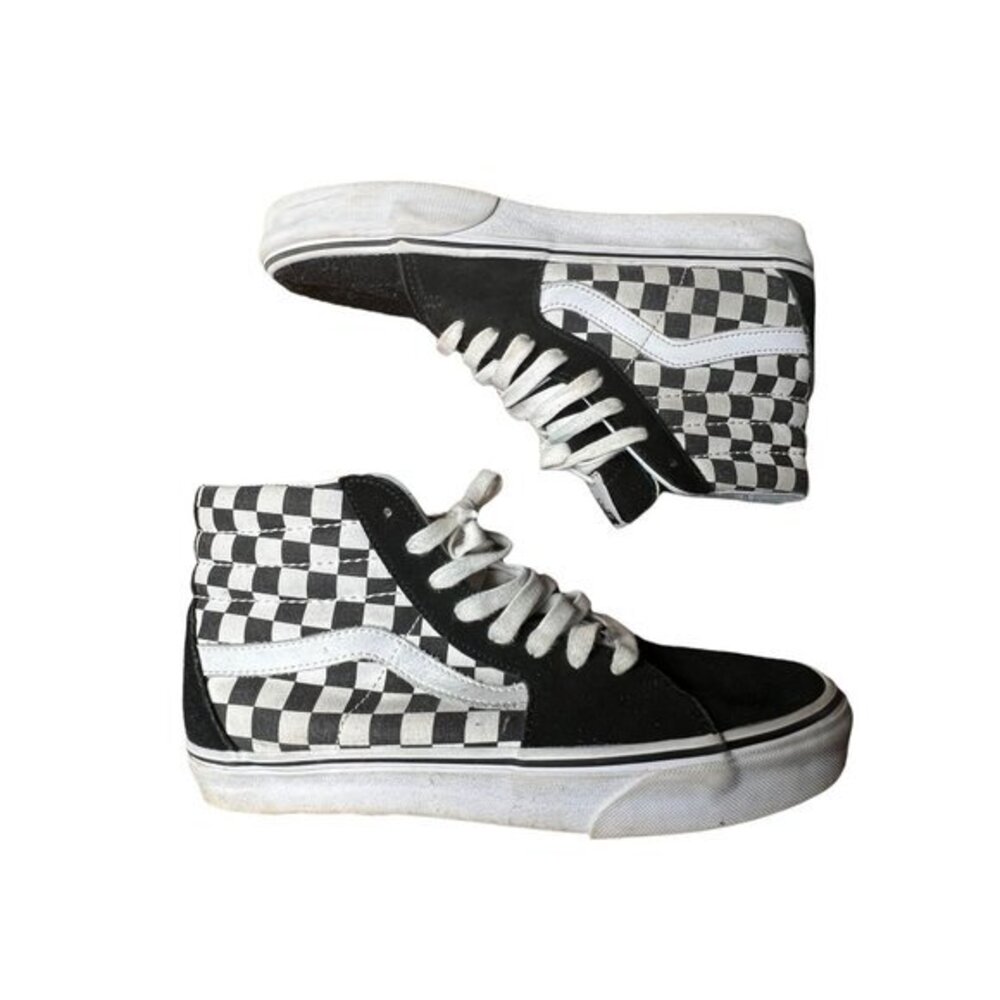 Vans #1 Skateboard Shoe Black and White Size Men's 9